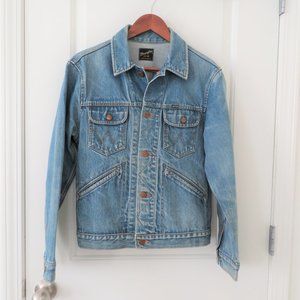 Vintage Wrangler Reprint Black rope tag Denim jacket M
